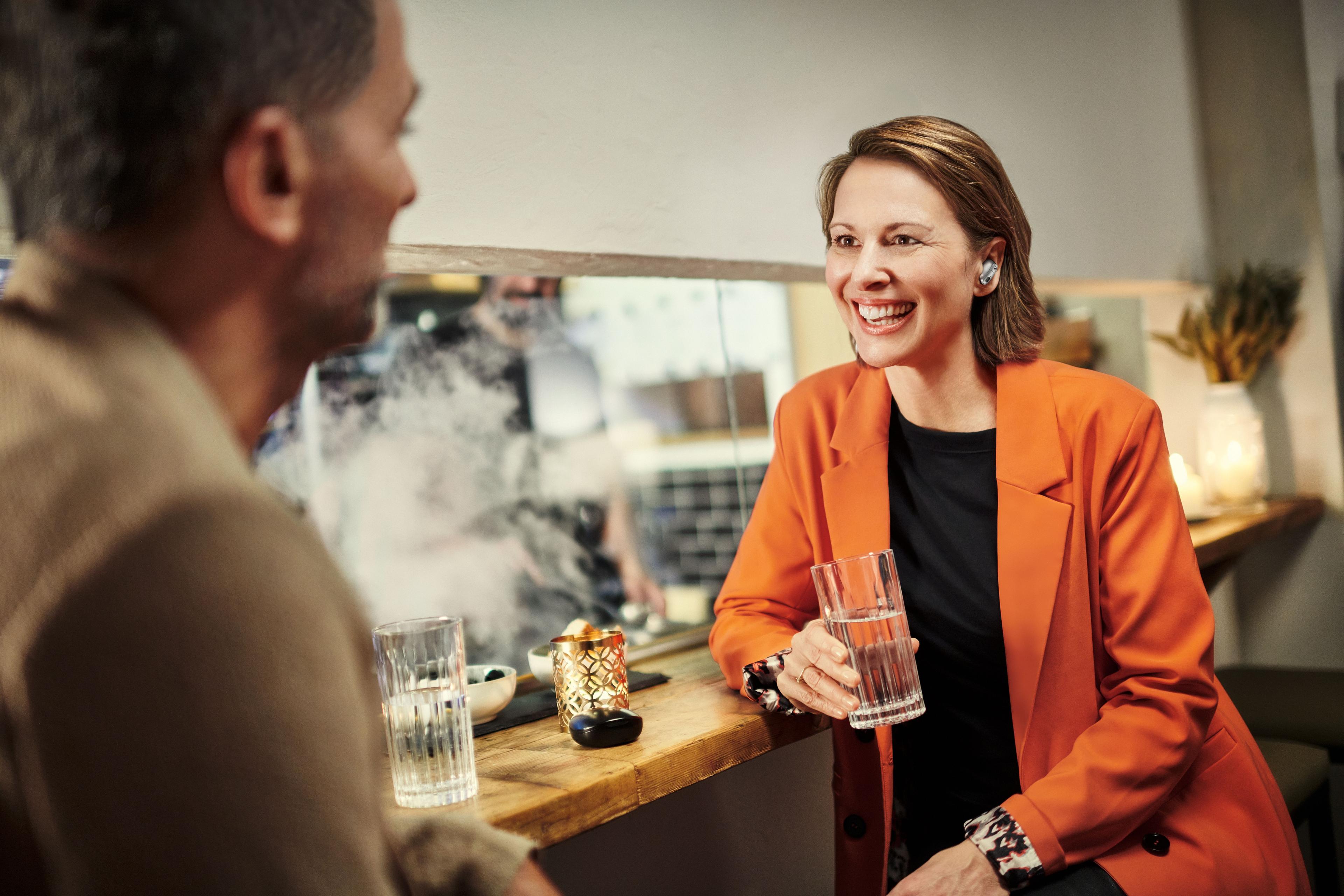Experience clearer conversations in noisy environments  